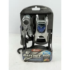 Reese Titan Max Grip Cast Handle Ratchet Tie Downs, 2pk